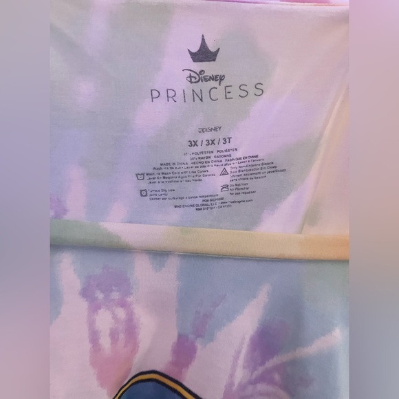 The Little Mermaid 3x Plus Size T-Shirt - Picture 3 of 3